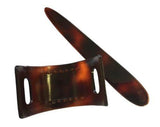 Parcelona French Basic Arch Pin Thru Medium Hair Clip With Stick Pony Clip-Parcelona-ebuyfashion.com