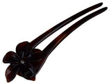 Parcelona French Belle Flower Shell Chignon Celluloid Hair U Stick Pin-PARCELONA-ebuyfashion.com