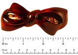 Parcelona French Bow Medium Inches Celluloid Tortoise Shell Hair Clip Barrette-PARCELONA-ebuyfashion.com