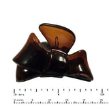 Parcelona French Bow Set of 2 Small Celluloid Shell Jaw Hair Claw Clamp Clutcher-PARCELONA-ebuyfashion.com