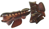 Parcelona French Bow Set of 2 Small Celluloid Shell Jaw Hair Claw Clamp Clutcher-PARCELONA-ebuyfashion.com