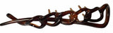 Parcelona French Celluloid 4 Inches Chain Shell Metal Free Hair Clip Barrette-PARCELONA-ebuyfashion.com