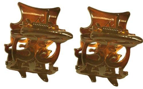 Parcelona French Celluloid Mini Tortoise Shell / Black /Clear Claw Jaw Hair Clip-Parcelona-ebuyfashion.com