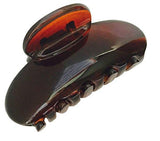 Parcelona French Clamp Black and Shell Small Celluloid Jaw Hair Claw Clip 2 Pcs-PARCELONA-ebuyfashion.com