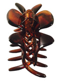 Parcelona French Classic Shaded Tortoise Shell Brown Medium Jaw Hair Claw 2 Pcs-Parcelona-ebuyfashion.com