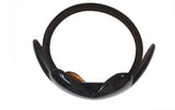 Parcelona French Cloud Tortoise Shell Celluloid Elastic Ponytail Holder Hair Tie-Parcelona-ebuyfashion.com