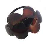 Parcelona French Cloud Tortoise Shell Celluloid Elastic Ponytail Holder Hair Tie-Parcelona-ebuyfashion.com