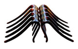 Parcelona French Crab Interlocking Large 3 3/4 Inch Shell Hair Clip Comb-PARCELONA-ebuyfashion.com