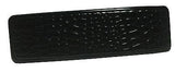 Parcelona French CROCO Black Wide Strong Grip Celluloid Hair Clip Hair Barrette-Parcelona-ebuyfashion.com