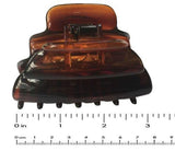 Parcelona French Crumpled Fat Medium Shell Celluloid Jaw Hair Claw Clip Clutcher-PARCELONA-ebuyfashion.com