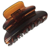 Parcelona French Crumpled Fat Medium Shell Celluloid Jaw Hair Claw Clip Clutcher-PARCELONA-ebuyfashion.com
