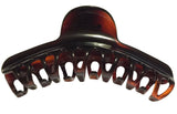 Parcelona French Curvy Large 5 Inches Long Celluloid Tortoise Shell Hair Claw Cl-PARCELONA-ebuyfashion.com