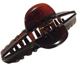 Parcelona French Curvy Large 5 Inches Long Celluloid Tortoise Shell Hair Claw Cl-PARCELONA-ebuyfashion.com