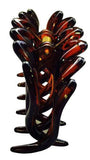 Parcelona French Dentelle Tortoise Shell Small Jaw Claw Hair Clip (2 Clips)-Parcelona-ebuyfashion.com