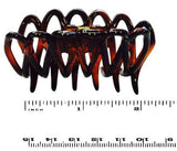 Parcelona French Dentelle Tortoise Shell Small Jaw Claw Hair Clip (2 Clips)-Parcelona-ebuyfashion.com