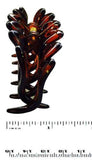 Parcelona French Dentelle Tortoise Shell Small Jaw Claw Hair Clip (2 Clips)-Parcelona-ebuyfashion.com