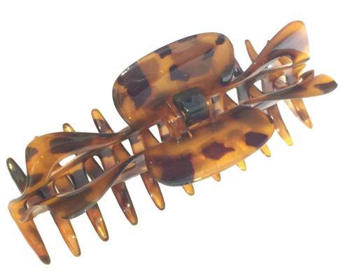 Parcelona French Extra Large Savana Celluloid Covered Spring Jaw Hair Claw Clip-PARCELONA-ebuyfashion.com