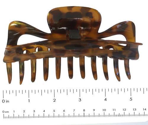 Parcelona French Extra Large Savana Celluloid Covered Spring Jaw Hair Claw Clip-PARCELONA-ebuyfashion.com