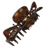 Parcelona French Extra Large Shell Golden Touch Jaw Hair Claw Clip-PARCELONA-ebuyfashion.com