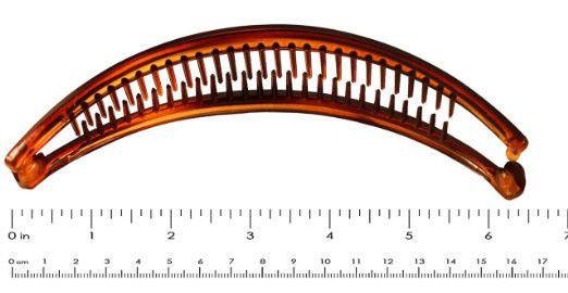 Parcelona French Extra Long Large Celluloid Shell Ponytail Banana Hair Clip-PARCELONA-ebuyfashion.com