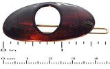 Parcelona French Eyelet Shell Small Celluloid Snap Pin Hair Barrette Clips 2 Pcs-PARCELONA-ebuyfashion.com