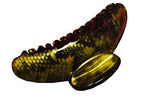 Parcelona French Golden Choco Dark Brown Large Covered Spring Jaw Hair Claw Clip-PARCELONA-ebuyfashion.com