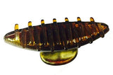 Parcelona French Golden Choco Dark Brown Large Covered Spring Jaw Hair Claw Clip-PARCELONA-ebuyfashion.com