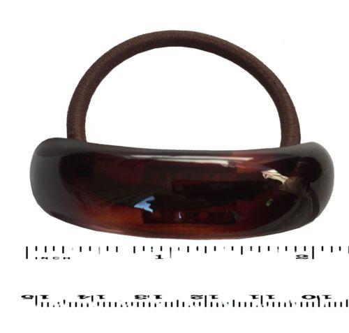 Parcelona French Knots Tortoise Shell Ponytail Holder Elastic Hair Tie 2 Pcs-PARCELONA-ebuyfashion.com
