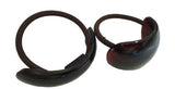 Parcelona French Knots Tortoise Shell Ponytail Holder Elastic Hair Tie 2 Pcs-PARCELONA-ebuyfashion.com