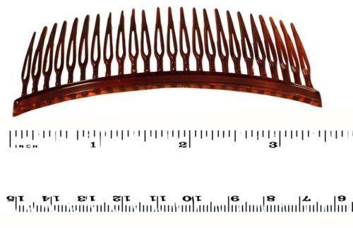 Parcelona French Large 3.5 Inch Celluloid Tortoise Shell Hair Side Comb-PARCELONA-ebuyfashion.com