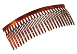 Parcelona French Large 3.5 Inch Celluloid Tortoise Shell Hair Side Comb-PARCELONA-ebuyfashion.com