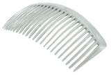 Parcelona French Large Clear 23 Teeth Hair Side Combs 4.5 Inch 2 pcs-PARCELONA-ebuyfashion.com