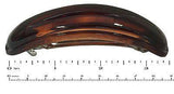 Parcelona French Medium Arch Tortoise Shell Cellulose Hair Clip Barrette-Parcelona-ebuyfashion.com