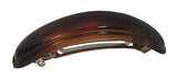 Parcelona French Medium Arch Tortoise Shell Cellulose Hair Clip Barrette-Parcelona-ebuyfashion.com