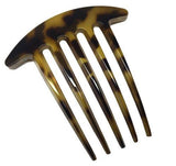 Parcelona French Medium Interlocking Light Tortoise Shell Side Hair Comb 2 pcs-PARCELONA-ebuyfashion.com