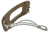 Parcelona French Medium Retro Beige Brown Celluloid Hair Clip Barrette-Parcelona-ebuyfashion.com