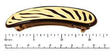 Parcelona French Medium Stylish Ivory Black Celluloid Shell Hair Clip Barrette-PARCELONA-ebuyfashion.com