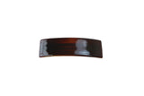 Parcelona French Medium Wide Rectangular Bar Celluloid Glossy Hair Clip Barrette-Parcelona-ebuyfashion.com
