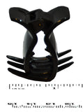 Parcelona French Mignon Small White Black Shell Crystal Jaw Hair Claw Clip-PARCELONA-ebuyfashion.com