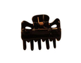 Parcelona French Mini Petite Claws Black Shell Clear Celluloid Jaw Hair Clip Clips-Parcelona-ebuyfashion.com