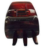 Parcelona French Neo Small Black N Shell Covered Spring Celluloid Hair Claw Clip-PARCELONA-ebuyfashion.com