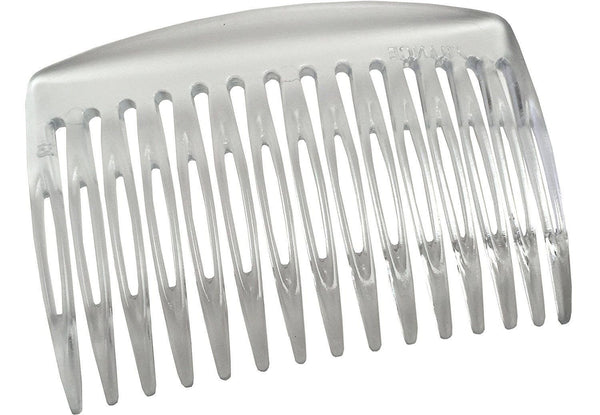 Parcelona French Nice N Simple Clear 2 Pieces Cellulose Side Hair Comb Combs-PARCELONA-ebuyfashion.com