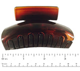 Parcelona French Oblong Medium Celluloid Jaw Hair Claw Clip Clutcher-PARCELONA-ebuyfashion.com