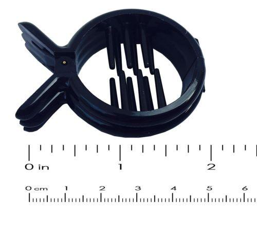 Parcelona French Pirahna Round Inner Teeth Shell Strong Grip Fish Hair Claws-PARCELONA-ebuyfashion.com