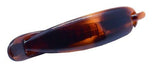 Parcelona French Sleek Celluloid Tortoise Shell Metal Free Hair Clip Barrette-PARCELONA-ebuyfashion.com