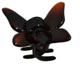 Parcelona French Small 2 Pieces Butterfly Tortoise Shell Jaw Hair Claw Clips