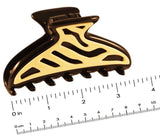 Parcelona French Solid Ivory Medium Celluloid Shell Covered Spring Hairclip Claw-PARCELONA-ebuyfashion.com
