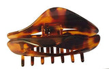 Parcelona French Swift Savana Shell Jaw Hair Claw Clip with Covered Spring-PARCELONA-ebuyfashion.com