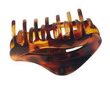 Parcelona French Swift Savana Shell Jaw Hair Claw Clip with Covered Spring-PARCELONA-ebuyfashion.com