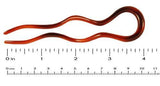Parcelona French Tortoise Shell 4 Inch Large 2 Pins Wavy Crink U Shaped Hair Pin-Parcelona-ebuyfashion.com